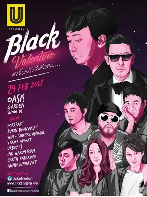 U BEER PRESENTS BLACK VALENTINE CONCERT